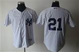 MLB%20Jerseys%20New%20York%20Yankees%2021%20Sanders%20White