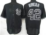 MLB%20New%20York%20Yankees%2042%20Rivera%20Black%20Fashion%20Jerseys