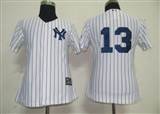 MLB%20Women%20Jerseys%20New%20York%20Yankees%2013%20Alex%20Rodriguez%20white%20[Black%20strip]